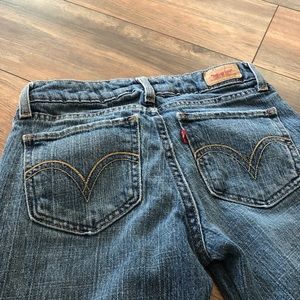 Levi’s superlow bootcut jeans